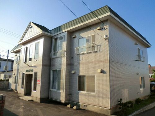 コーポクラークヒルの玄関