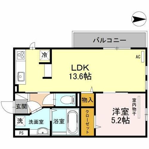 ディーモンテ深井沢町の間取り