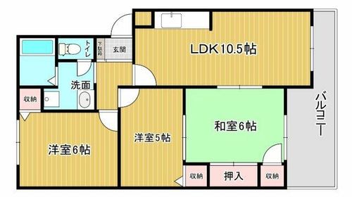 リオ谷上の間取り