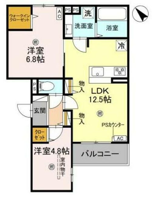 イルフォンターナ大田町の間取り