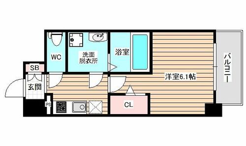 エスリード福島グレイスの間取り