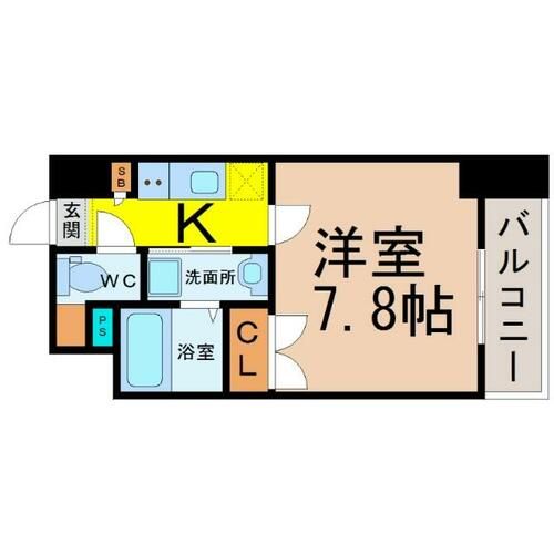 レジデンス金山スクエアの間取り