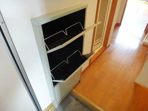 フロンティア横手の玄関