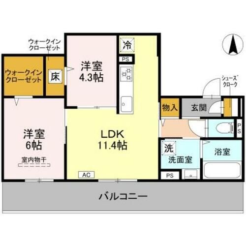 ヌーベル・ヴィ―侍従池の間取り