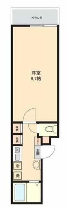 イマージュ赤坂の間取り