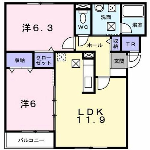 シンフォニアⅡの間取り