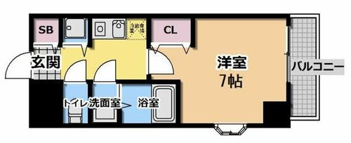 守口駅前敷島ビルの間取り