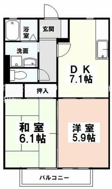 ハイツM&M Ⅰの間取り