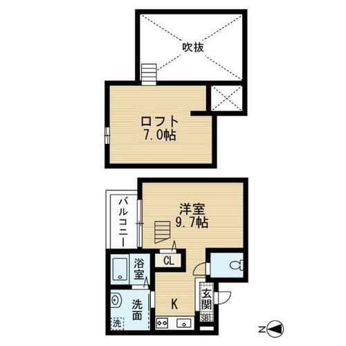 カユーハ大宮の間取り
