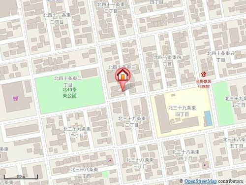 ラフォーレ40の地図