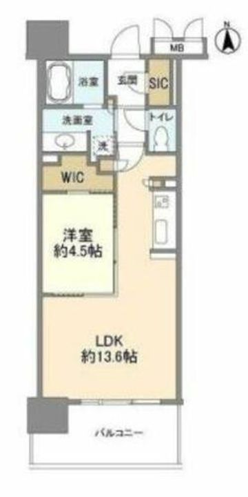 OPUS RESIDENCE SHINSAIBASHI SOUTHの間取り