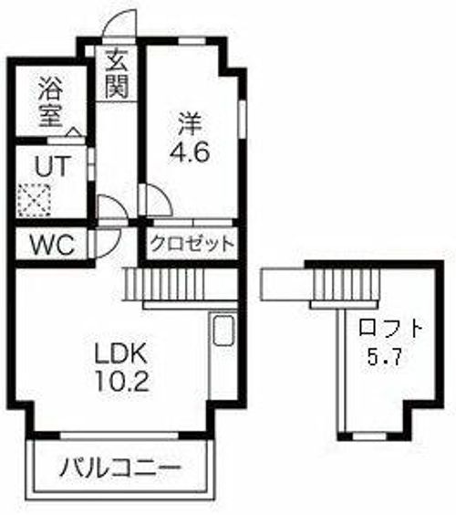グランフォート新瑞橋の間取り