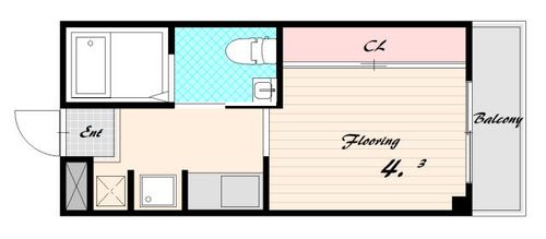 兵庫県神戸市須磨区須磨寺町1丁目(マンション)の賃貸物件の間取り