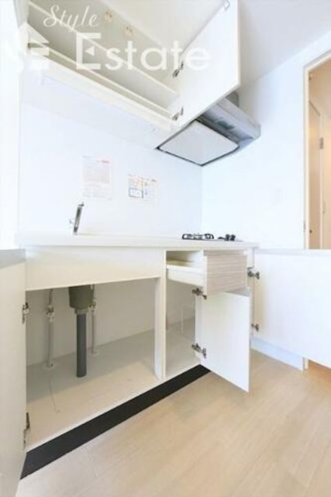 愛知県名古屋市天白区古川町(マンション)の賃貸物件のキッチン