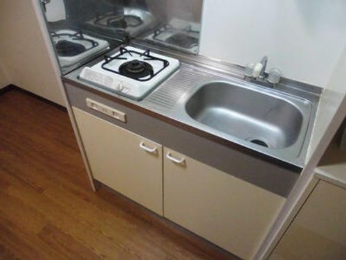 滋賀県東近江市八日市本町(アパート)の賃貸物件のキッチン