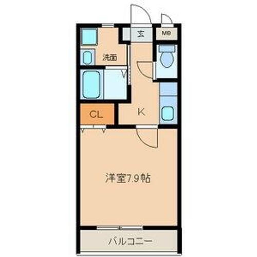 愛知県名古屋市緑区大高町字北横峯(アパート)の賃貸物件の間取り