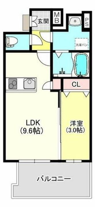 プレサンス深江橋ラヴィゲートの間取り