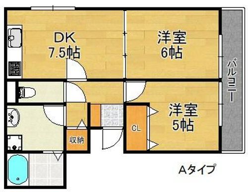 ファミールミサキの間取り