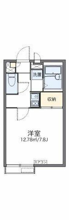 レオパレス外環富田林Ⅲの間取り