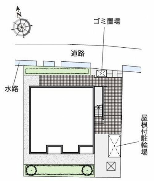 レオネクストハイツ西田の地図