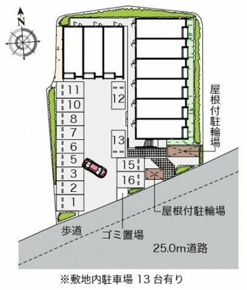 レオネクストAZALEAの地図