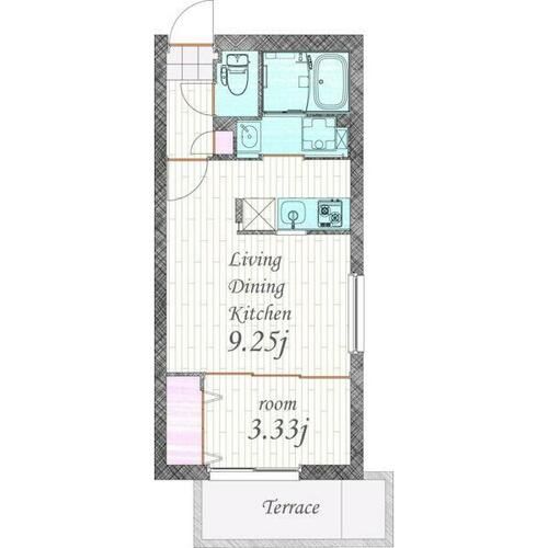 リーデンス今池の間取り