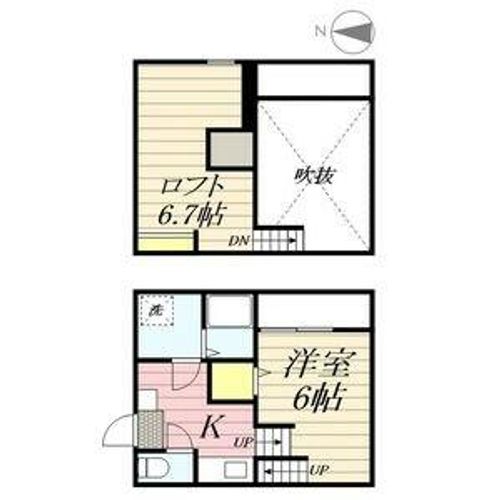 アルバーノ鶴舞Riccoの間取り