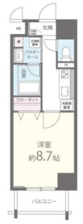 兵庫県尼崎市昭和通4丁目(マンション)の賃貸物件の間取り