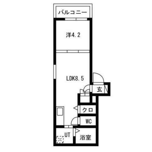 兵庫県神戸市長田区浪松町5丁目(マンション)の賃貸物件の間取り