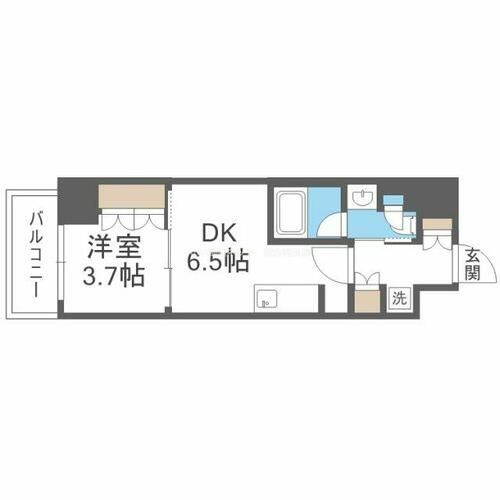 ザ・パークハビオ塚本の間取り