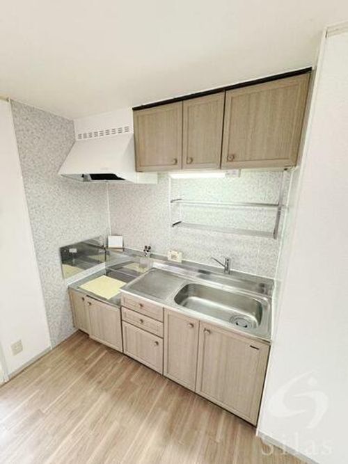 兵庫県宝塚市鹿塩1丁目(アパート)の賃貸物件のキッチン