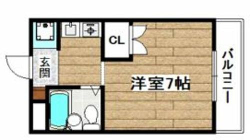 ハッピーパレス205の間取り