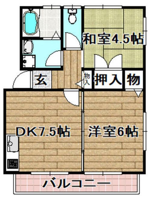 ゾナ・フーテ深沢の間取り