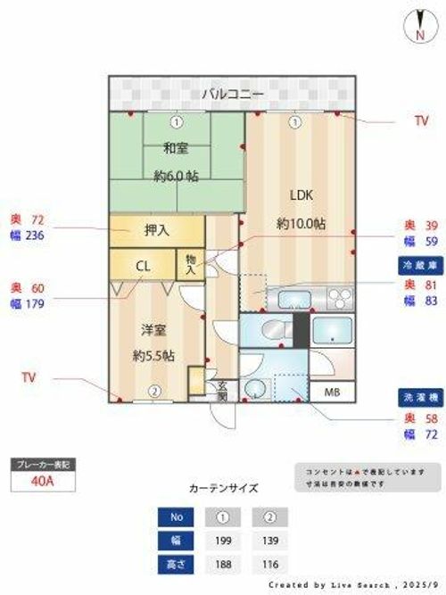 オークヴィラの間取り