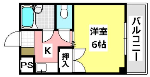 フェニックス水尾110の間取り