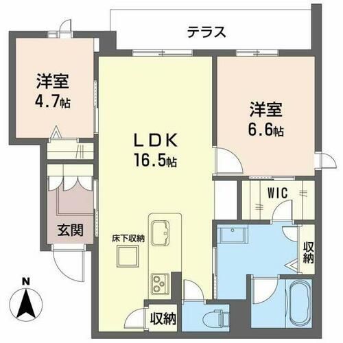 シャーメゾン グリナージュの間取り