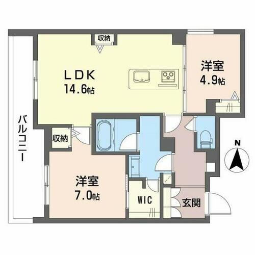 シャーメゾン グリナージュの間取り