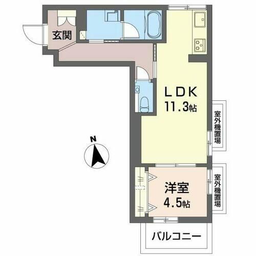 シャーメゾングランベアーの間取り