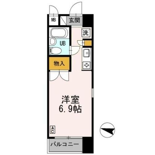 兵庫県神戸市北区鈴蘭台北町1丁目(マンション)の賃貸物件の間取り