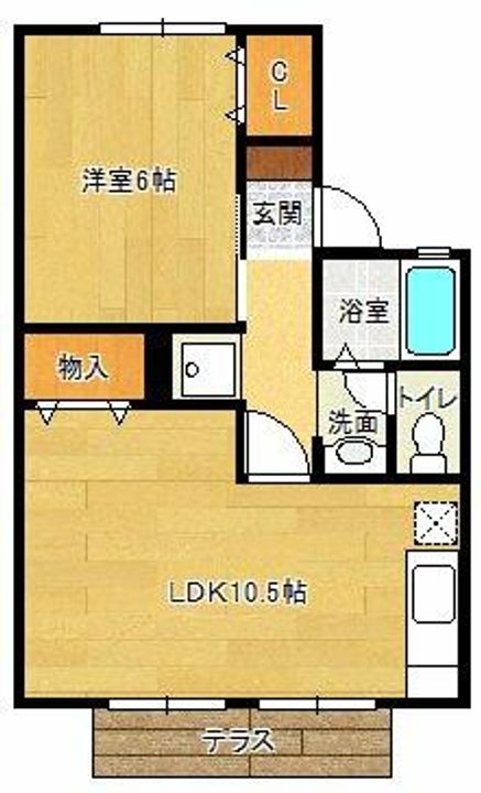 シャトルハイムO・S203の間取り