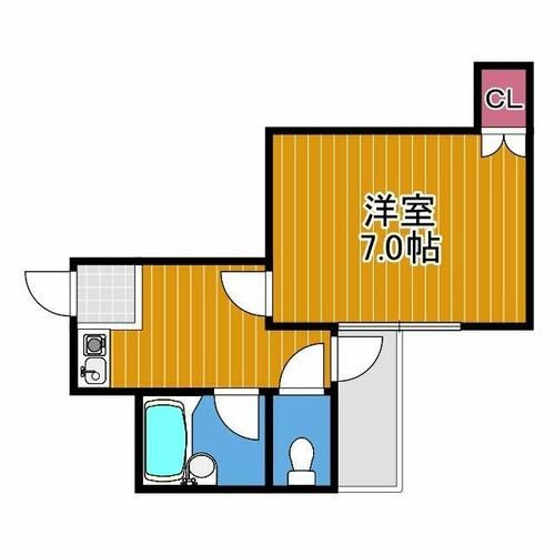 ベルメゾン一須賀Ⅲ号館の間取り
