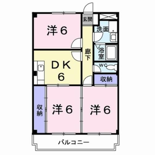 ミローズコートの間取り