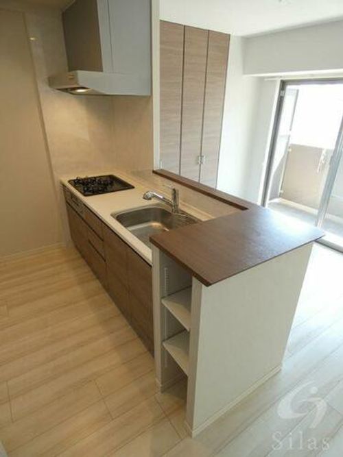 大阪府大阪市西淀川区野里3丁目(マンション)の賃貸物件のキッチン