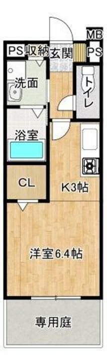 シャノアールⅡ103の間取り