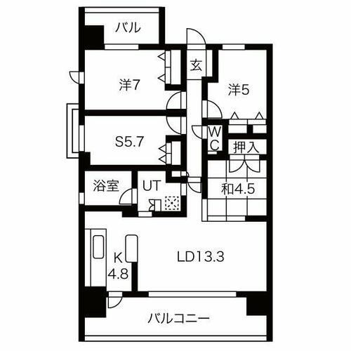 プリオール北千種の間取り
