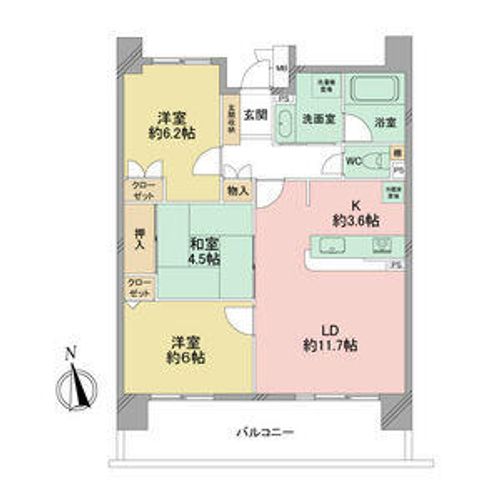 スクエア名古屋港の間取り