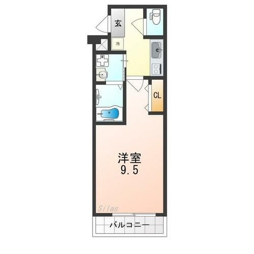 大阪府堺市西区鳳中町1丁(アパート)の賃貸物件の間取り