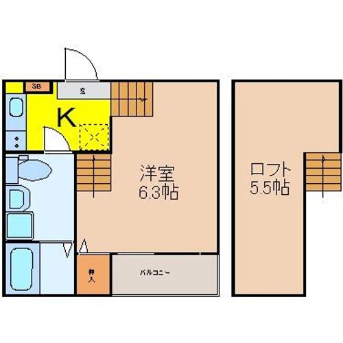 NEXSTAGEⅡ201の間取り