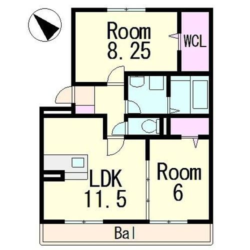 ヴァンサンカンの間取り