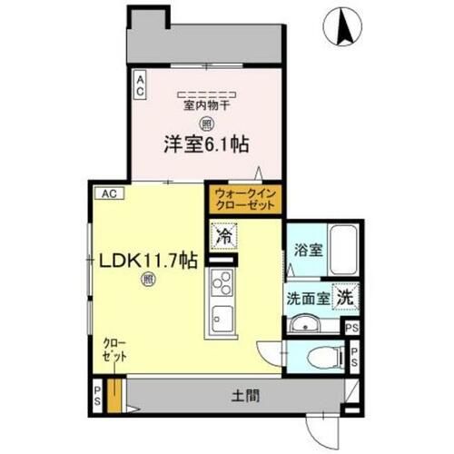 大阪府守口市橋波東之町4丁目(アパート)の賃貸物件の間取り